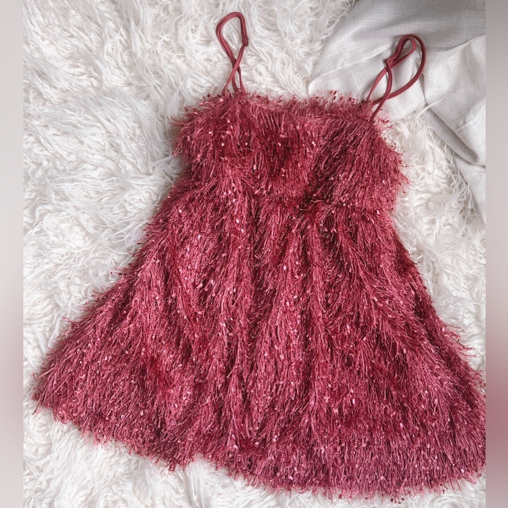 Pink party dress